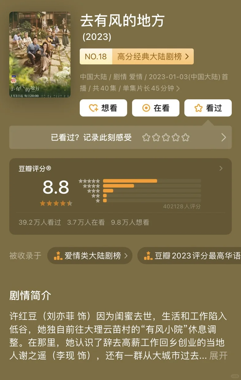 治愈剧控必看！《等风也等你》VS《去有风的地方