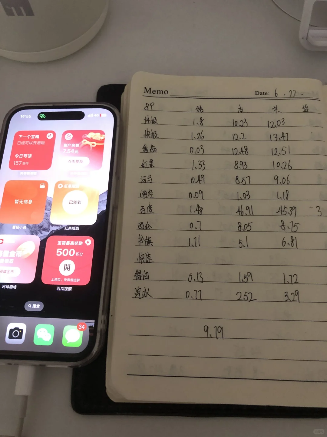 失业居家靠软件赚米6⃣️月存625