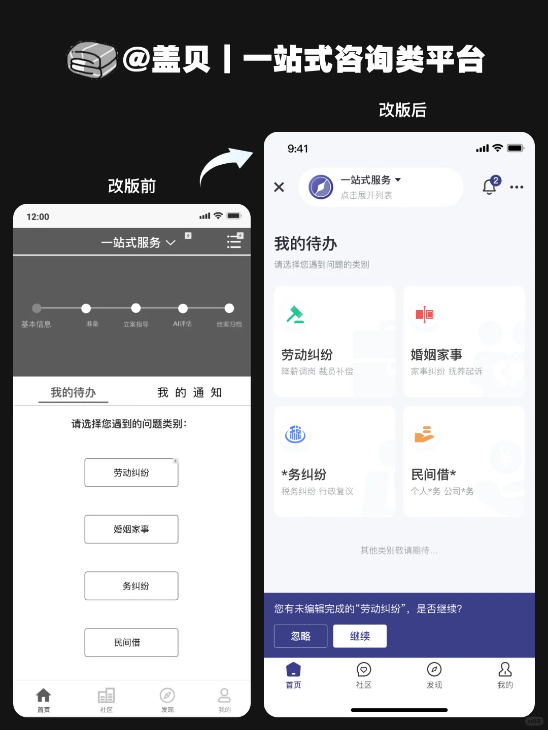 原创｜一站式咨询类服务平台首页