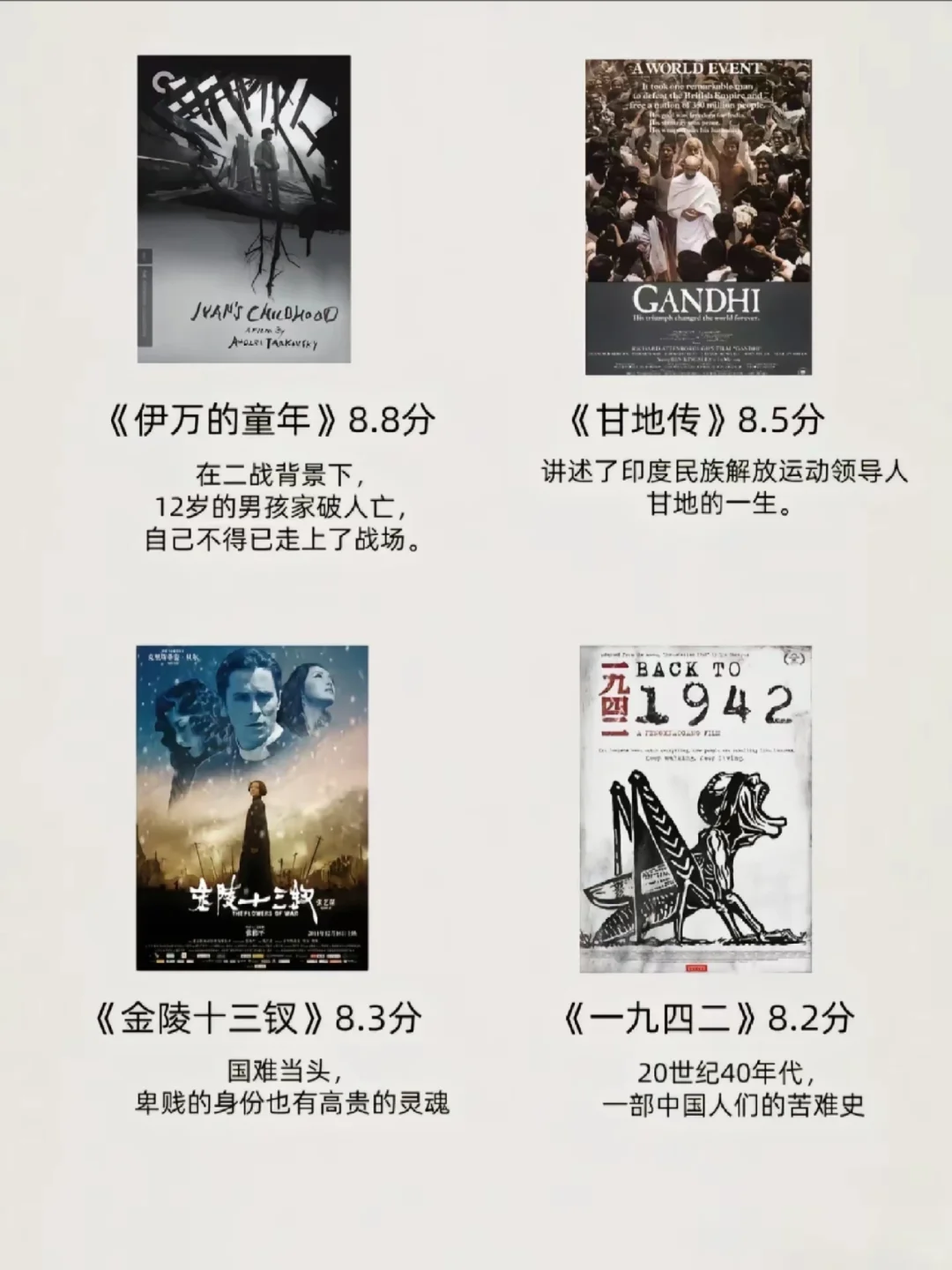 力荐经典高分电影🎬