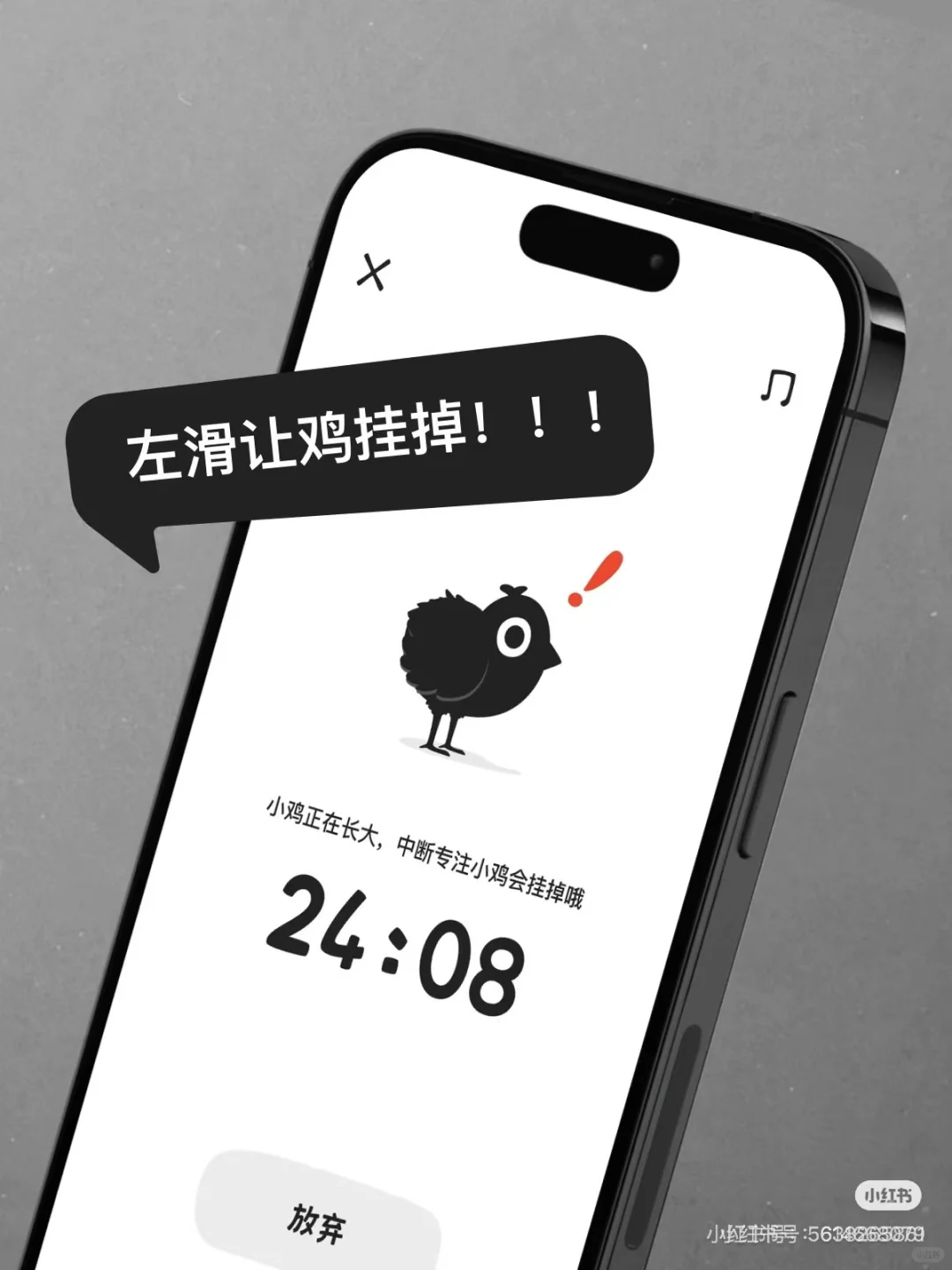 小鸡专注app来啦