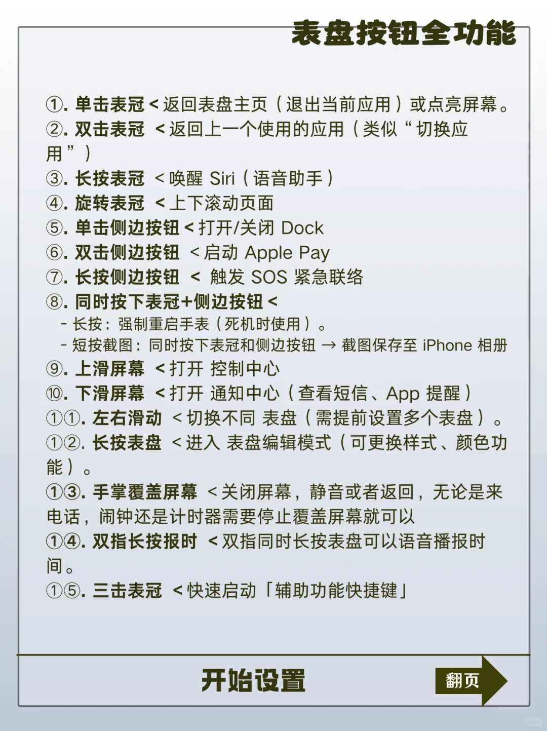 Apple Watch一定要学会的设置和功能❗️