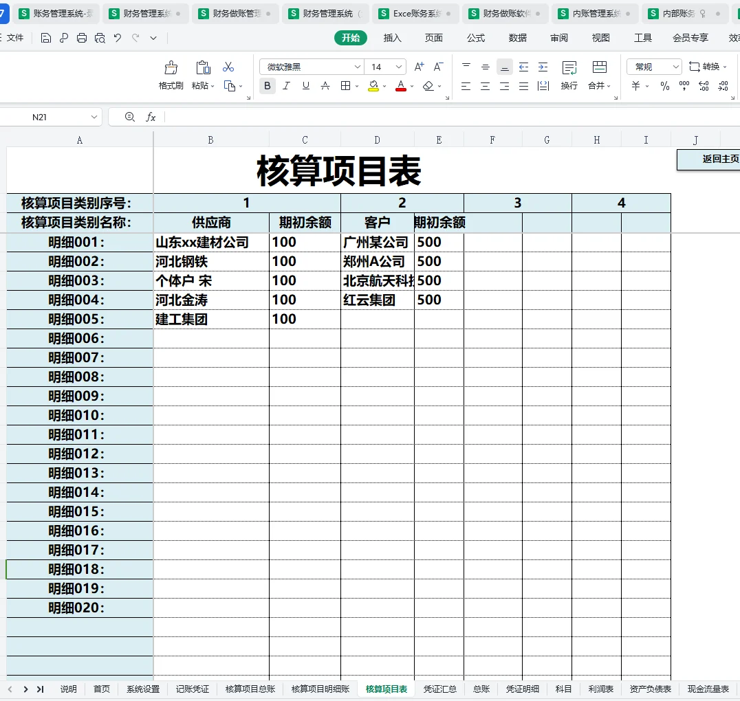 别再花米买财务系统了，这一套财务管理系统