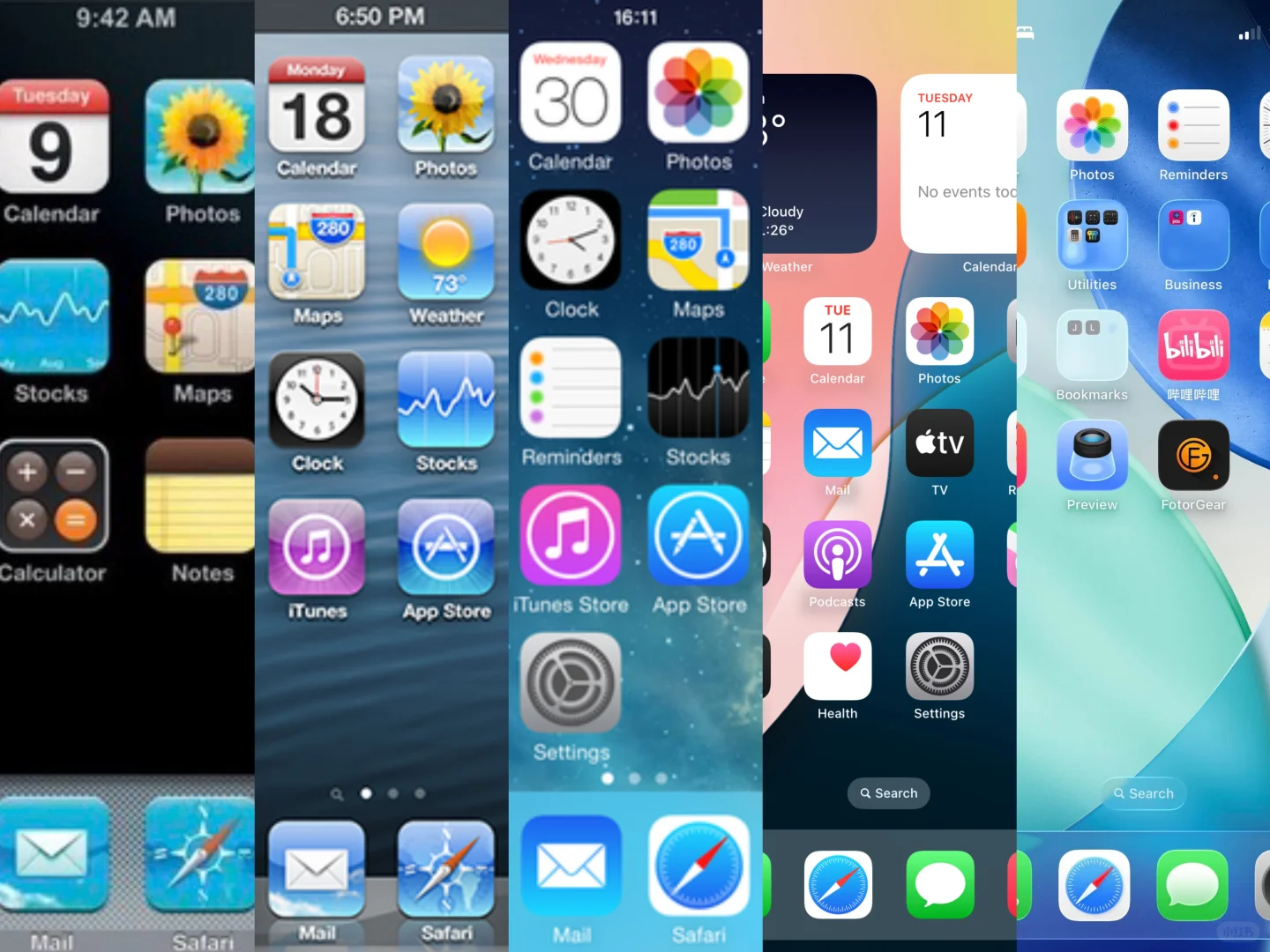 每次出新的都有人骂！iOS对比1/6/7/18/26