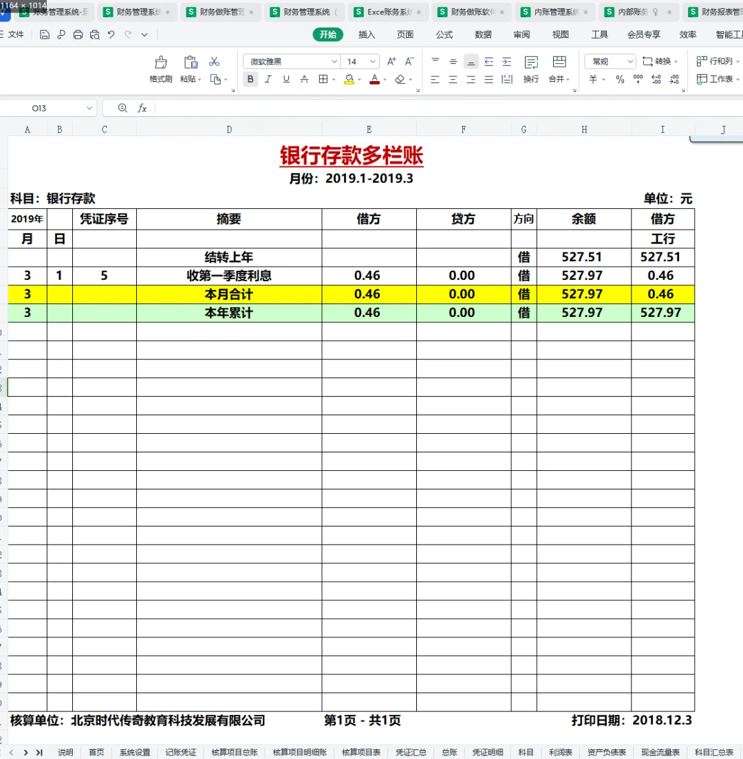 别再花米买财务系统了，这一套财务管理系统
