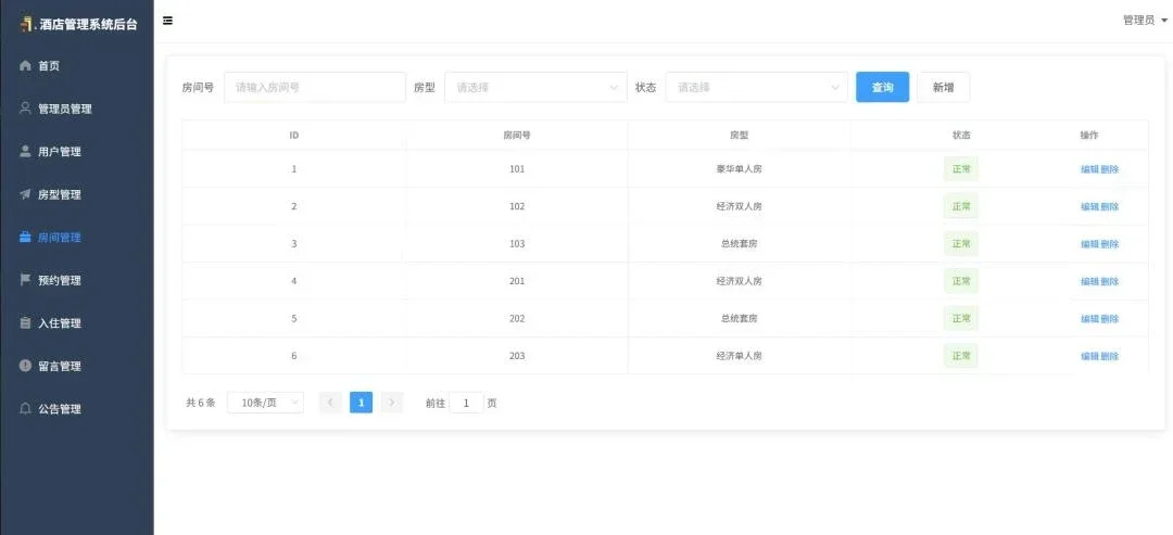 酒店管理系统，附源码，拿走直接用！