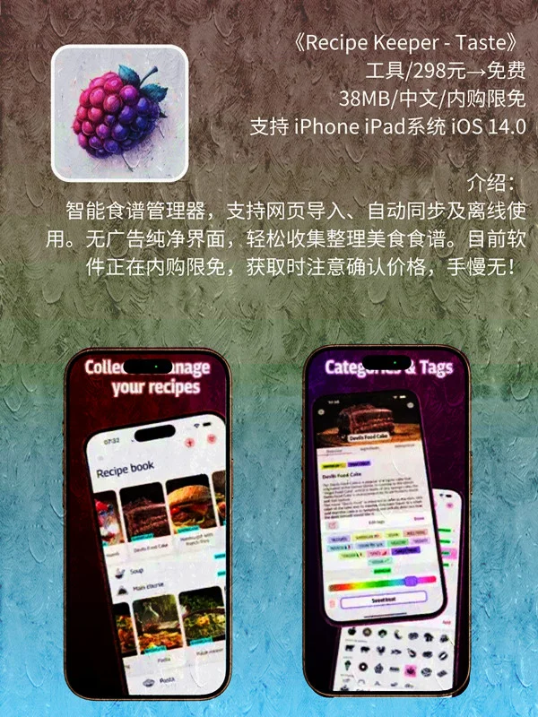 6 月 30日 iOS 限免 APP，¥1857→免费