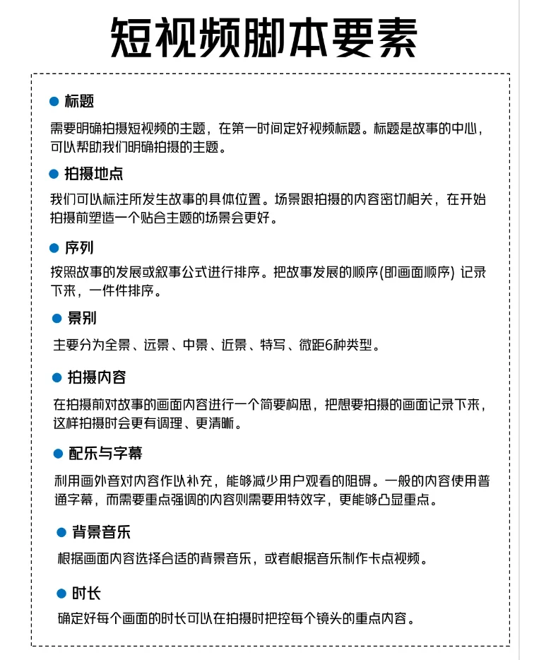 短视频万能脚本如何写？