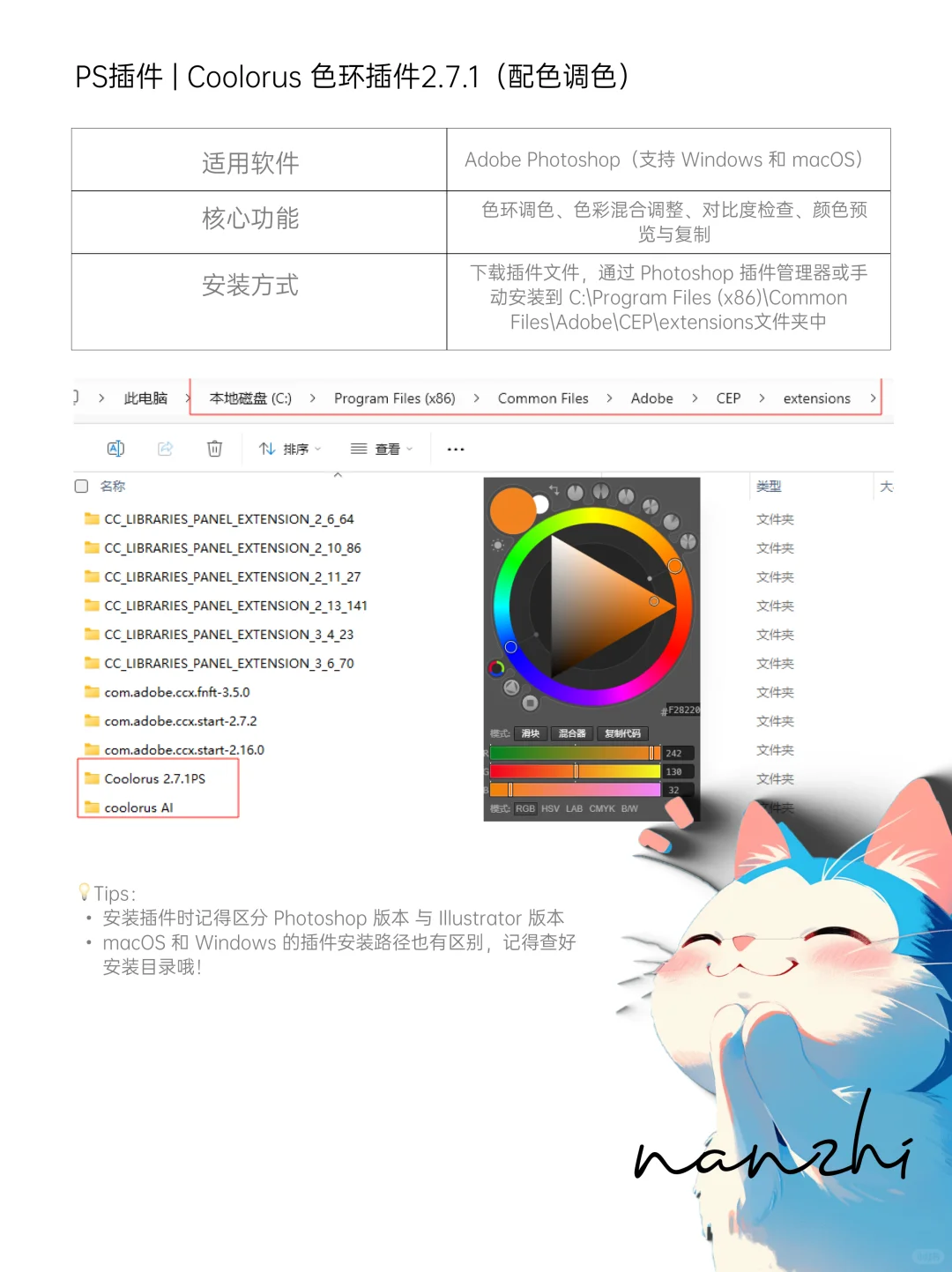PS插件 |PS颜色管理神器 Coolorus2.7🎨