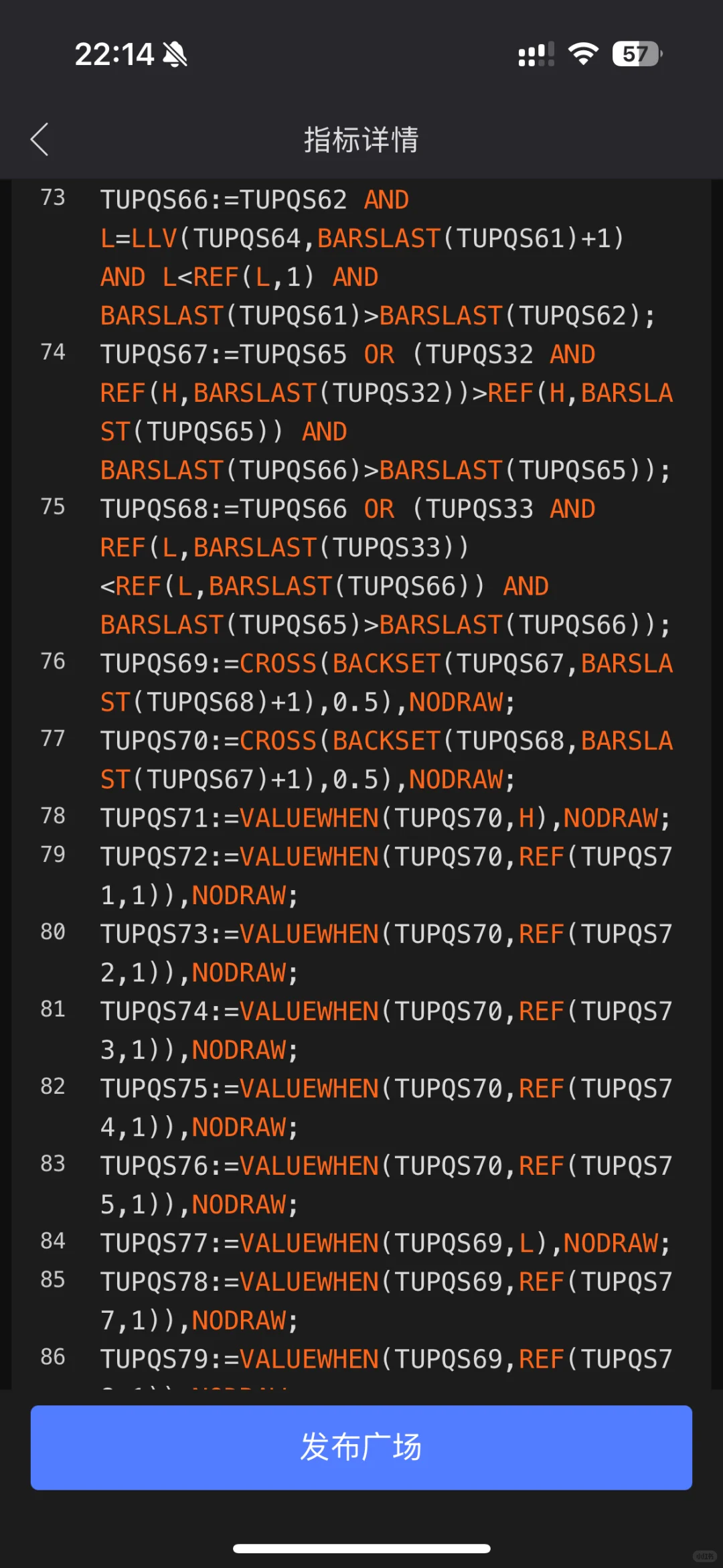 趋势突破跟踪系统——主图源码