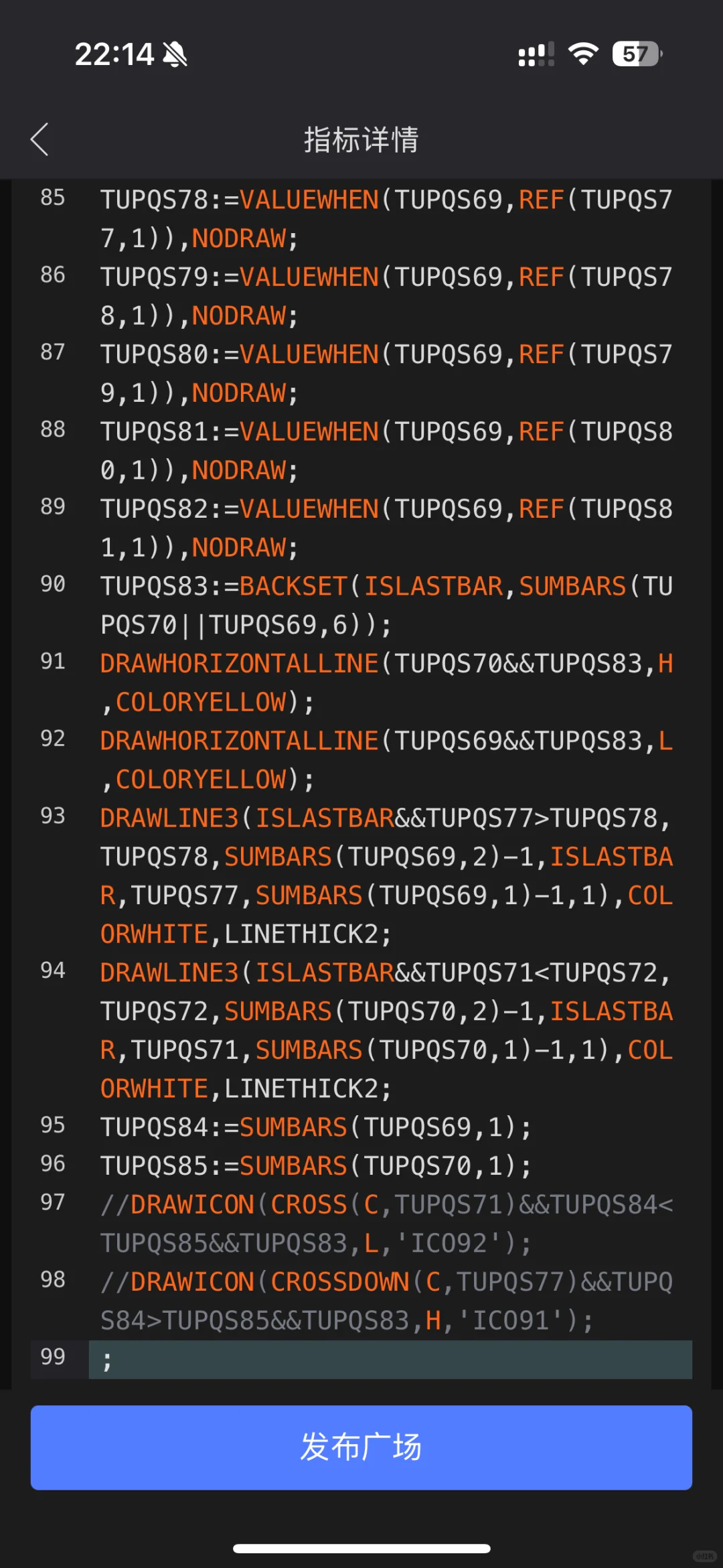 趋势突破跟踪系统——主图源码
