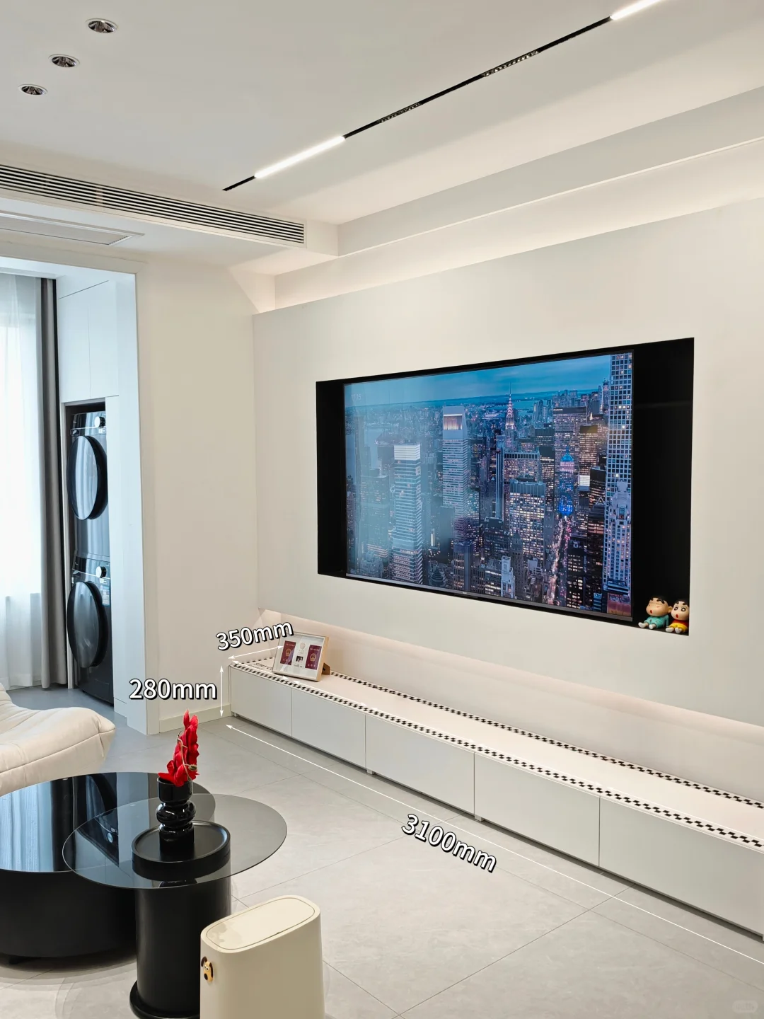 返工三次才知道😭电视柜原来得这么装！