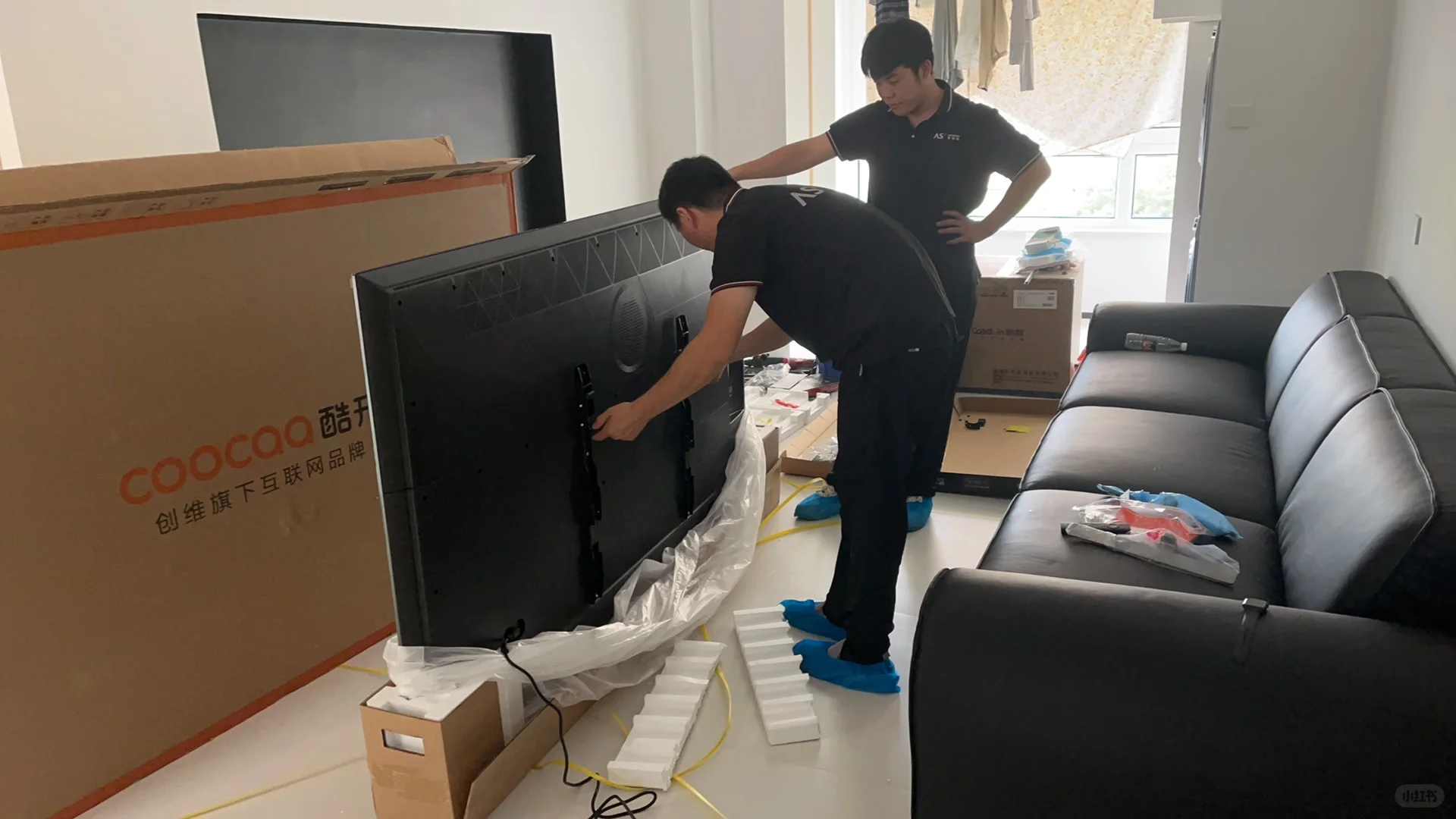 酷开85K6 miniLED电视机终于安装了🎉