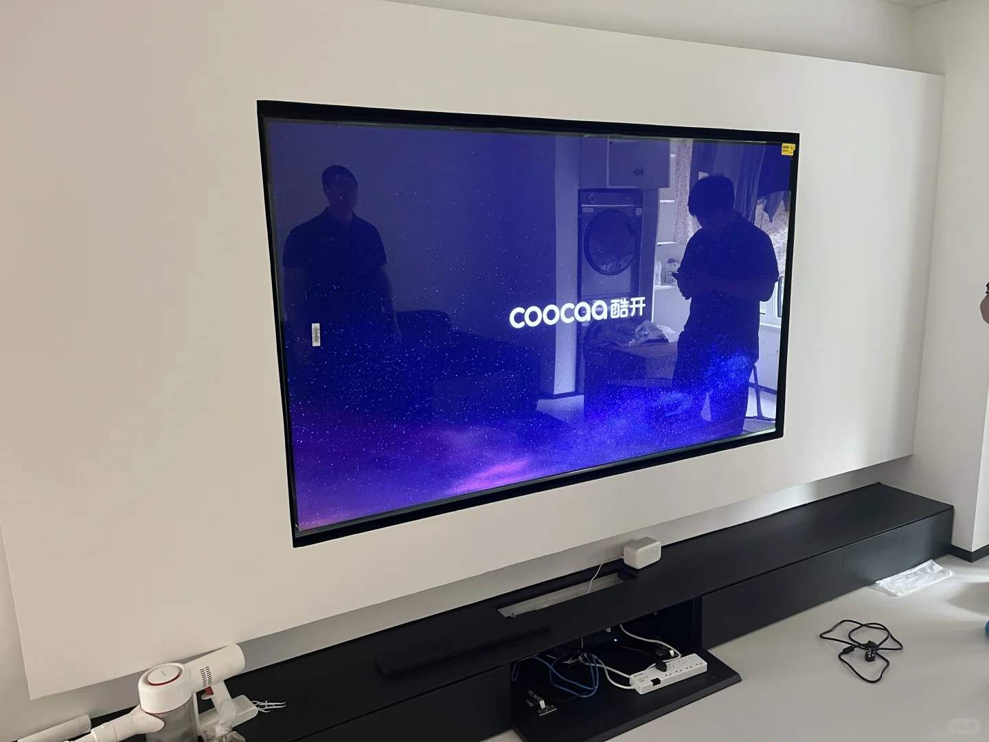 酷开85K6 miniLED电视机终于安装了🎉