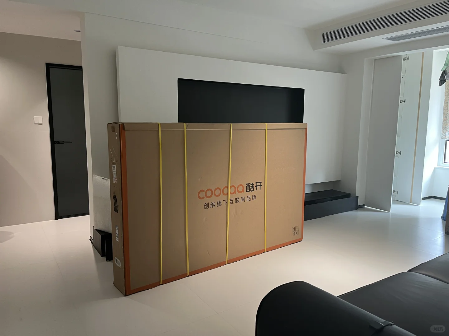 酷开85K6 miniLED电视机终于安装了🎉