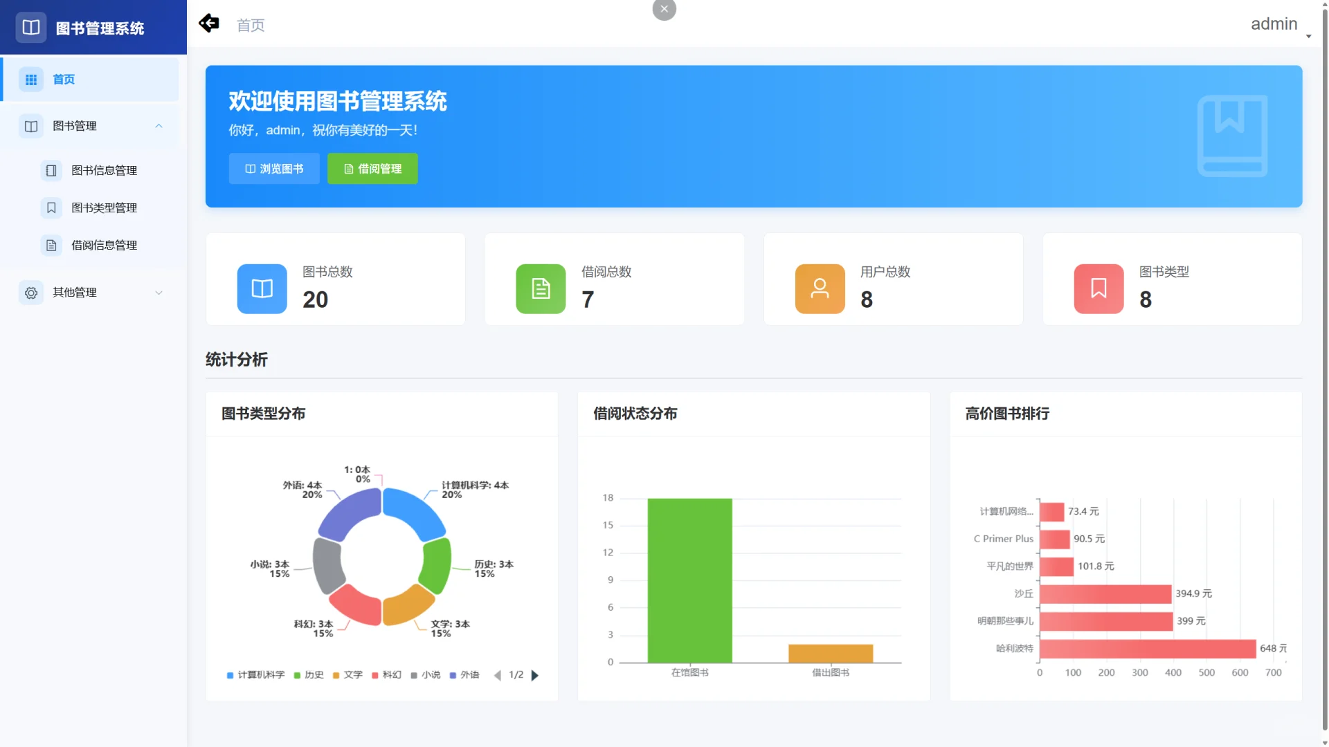 图书管理系统｜vue｜Java｜SpringBoot源码