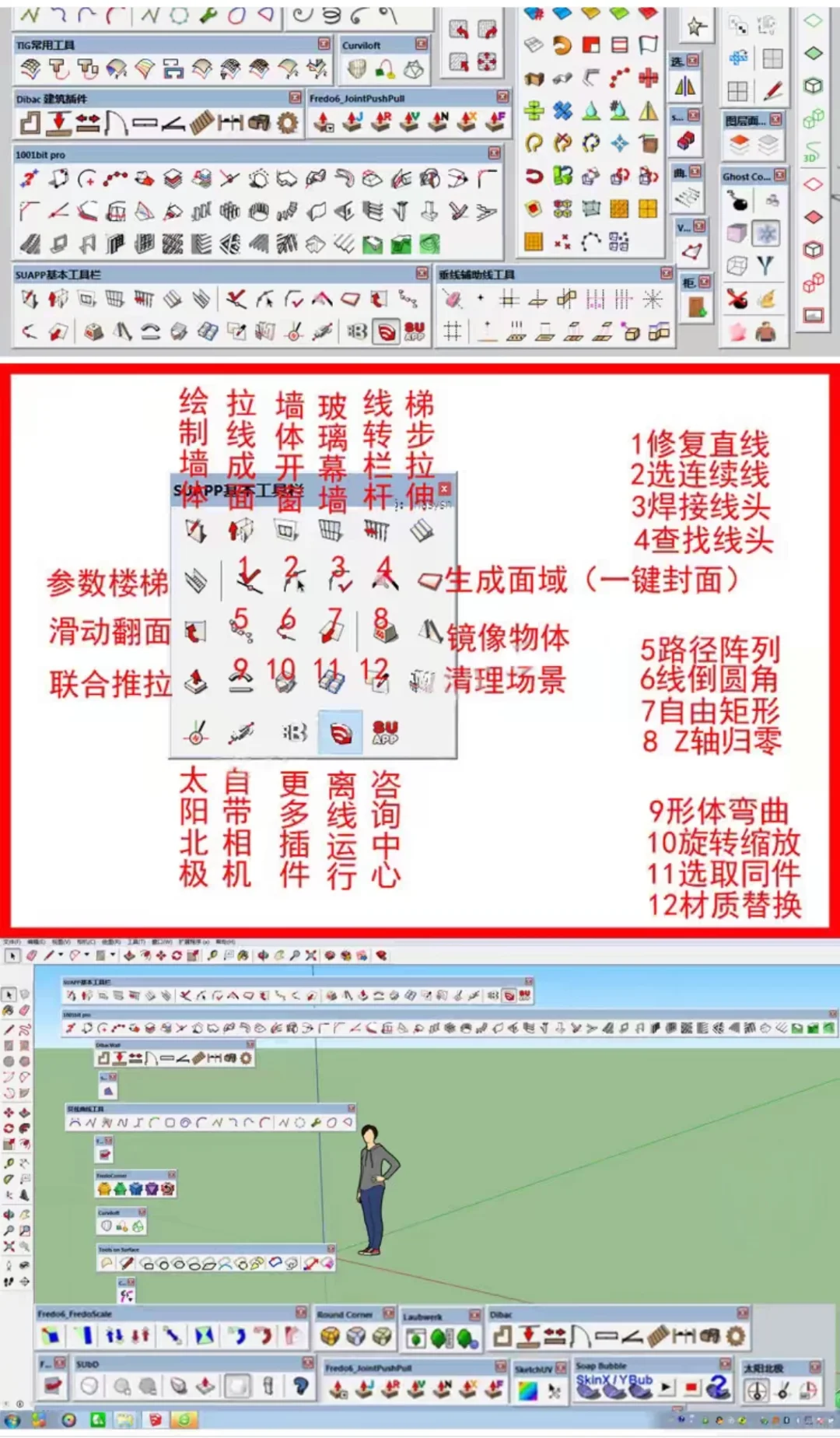草图大师SU插件大全【节省80%时间】