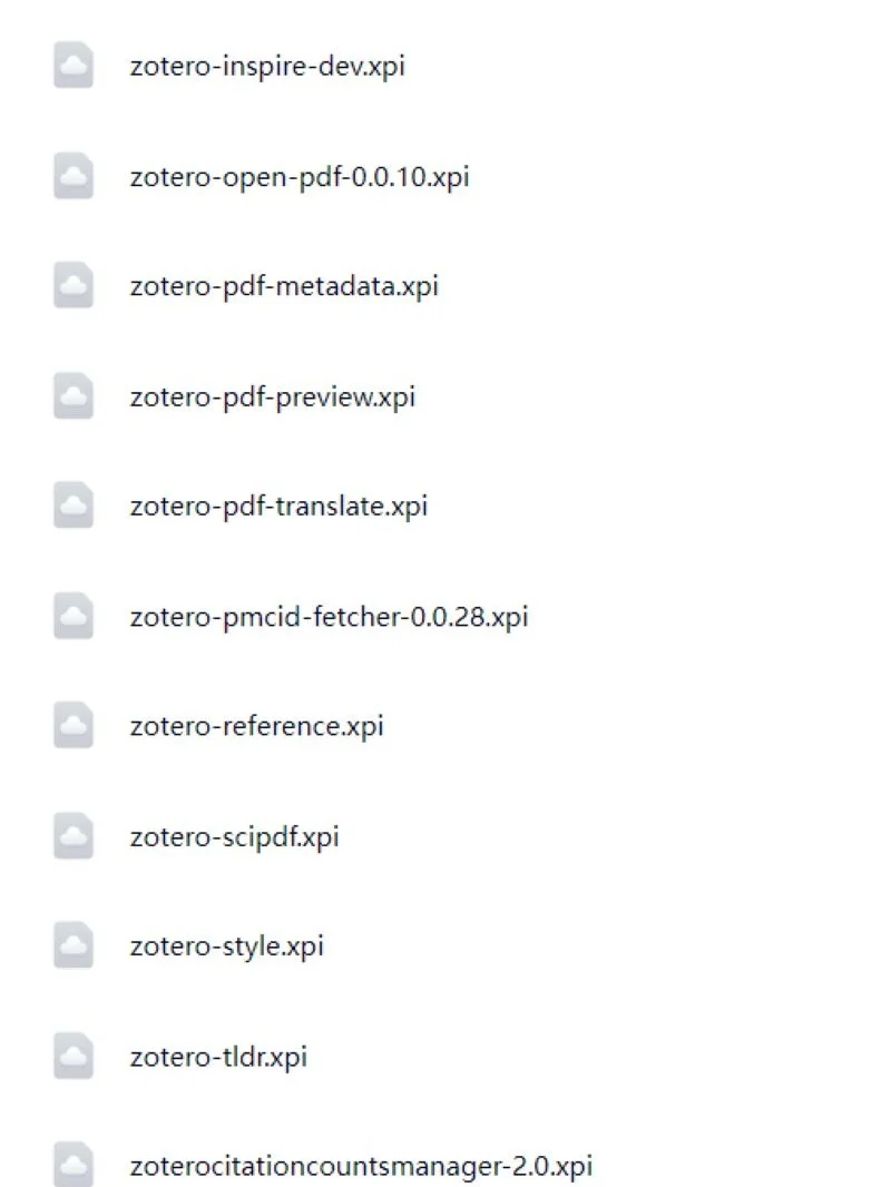 zotero插件合集，MacOS和Windows双版本