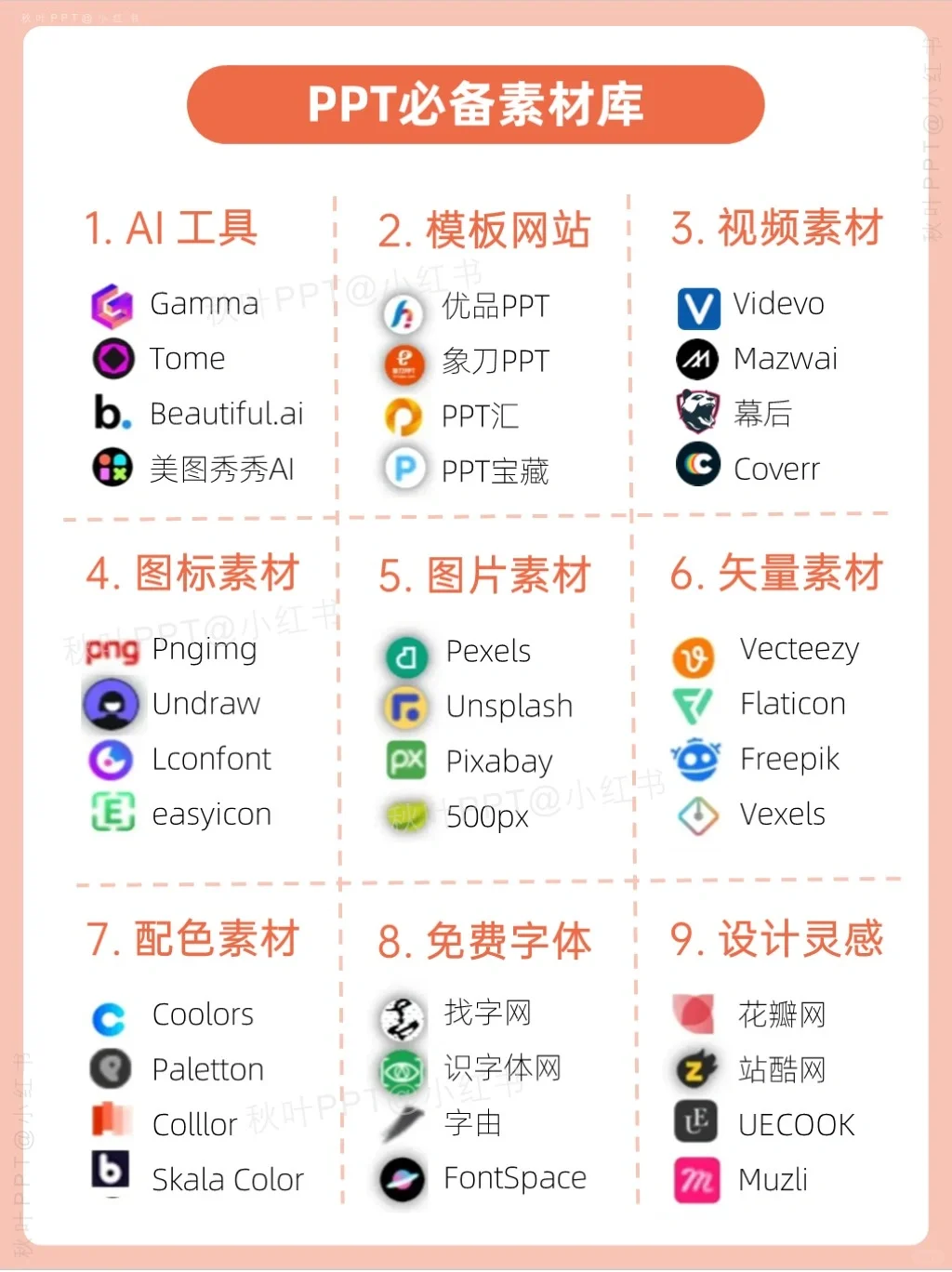 码住！PPT人都在用的网站都在这了‼️