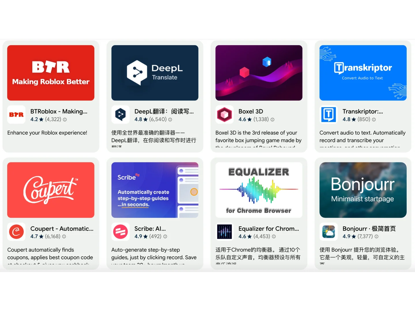 Google Chrome 插件年度最佳榜单