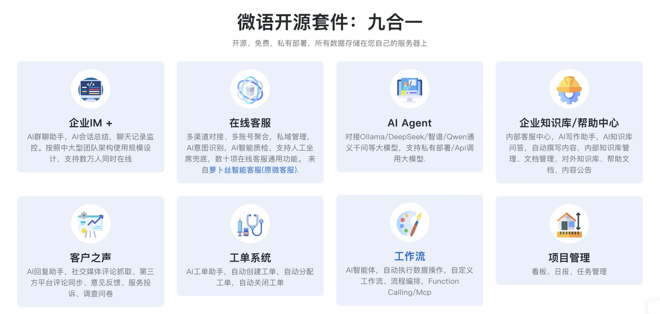 微语 - 开源教育行业智能客服解决方案
