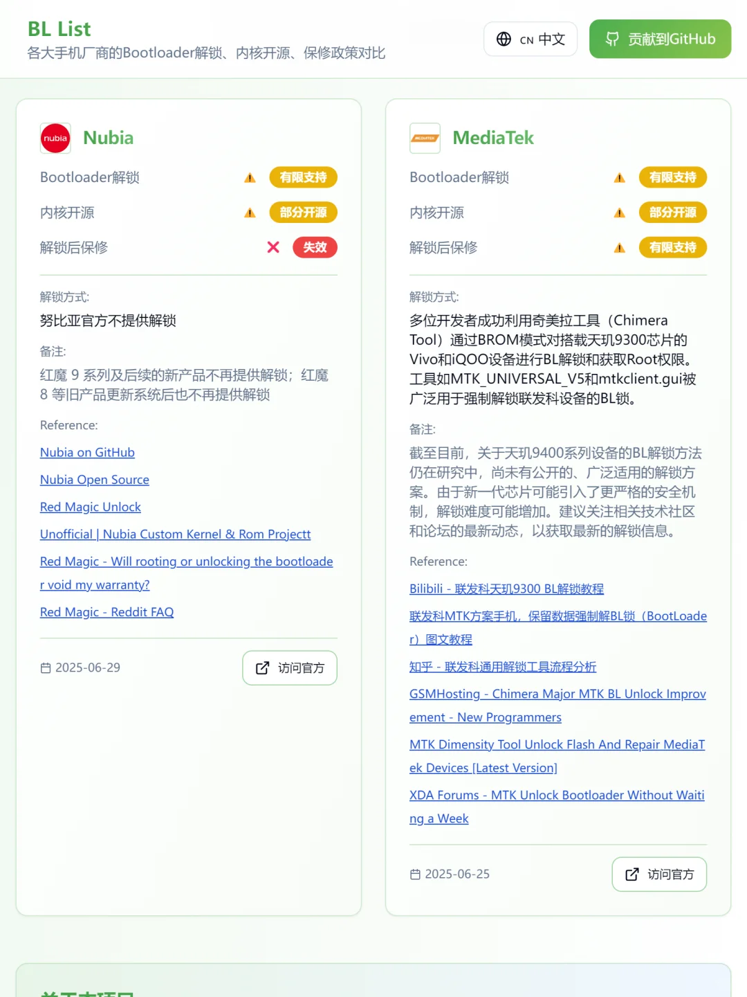 安卓刷机党福音，各手机品牌Bootloader查询