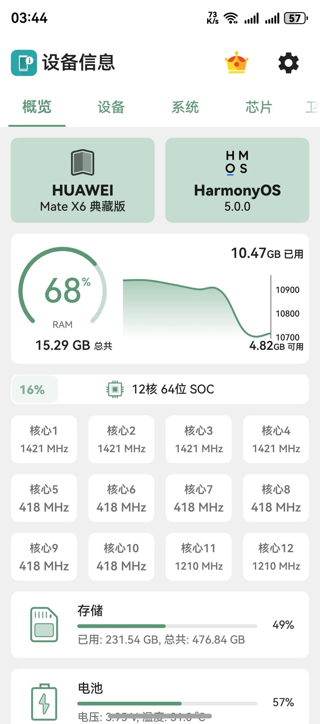 设备信息App已经解除屏蔽