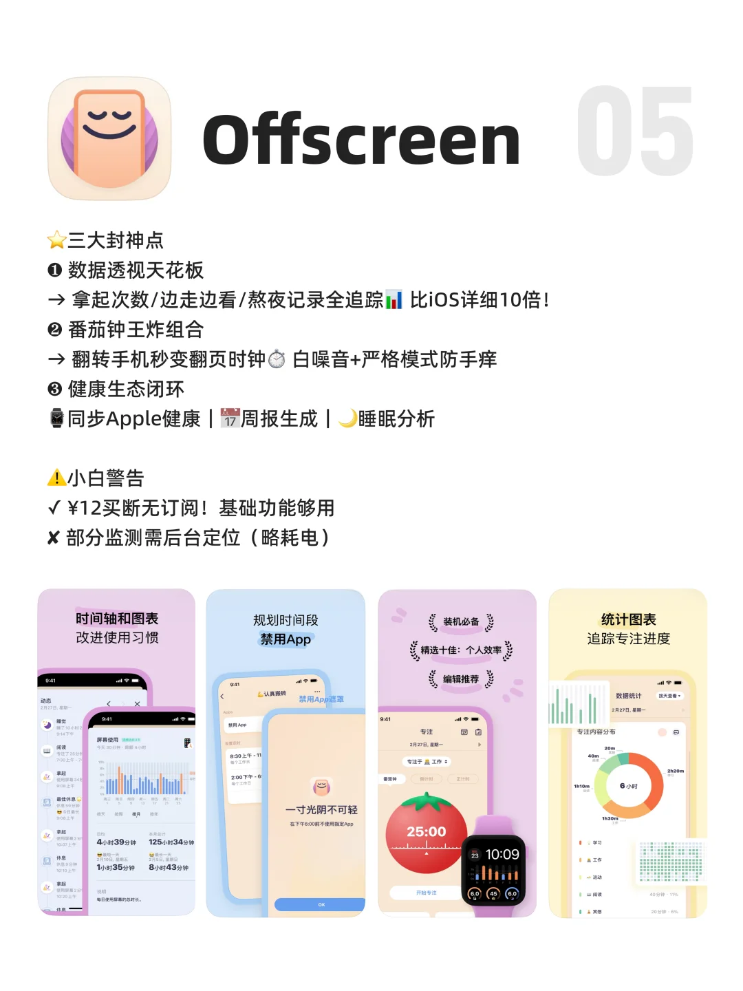 放心，我替你们试过了6个自律App