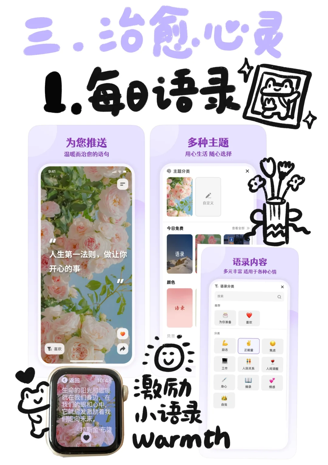 AppleWatch 装机必备 APP ❗️（纯手绘攻略）