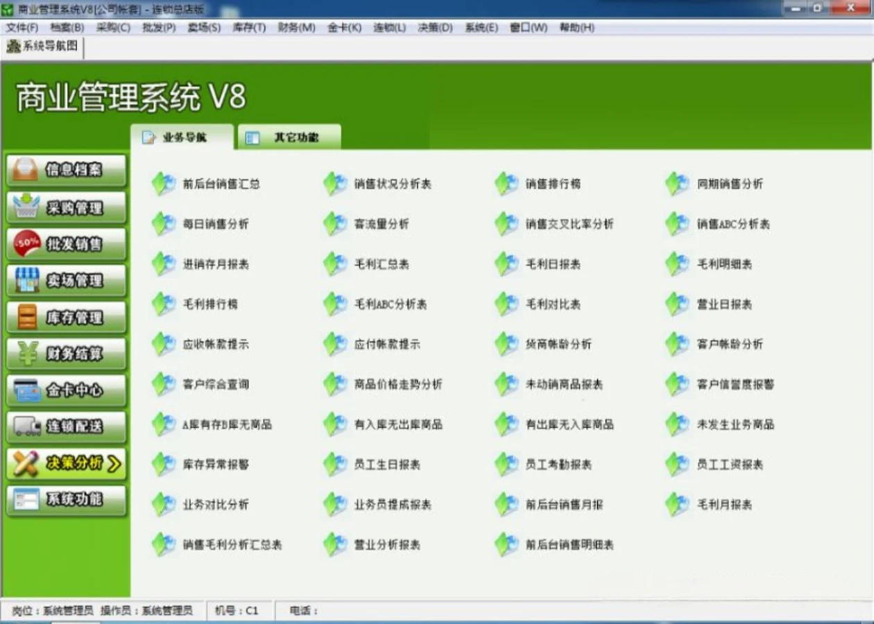 大型连锁超市代码