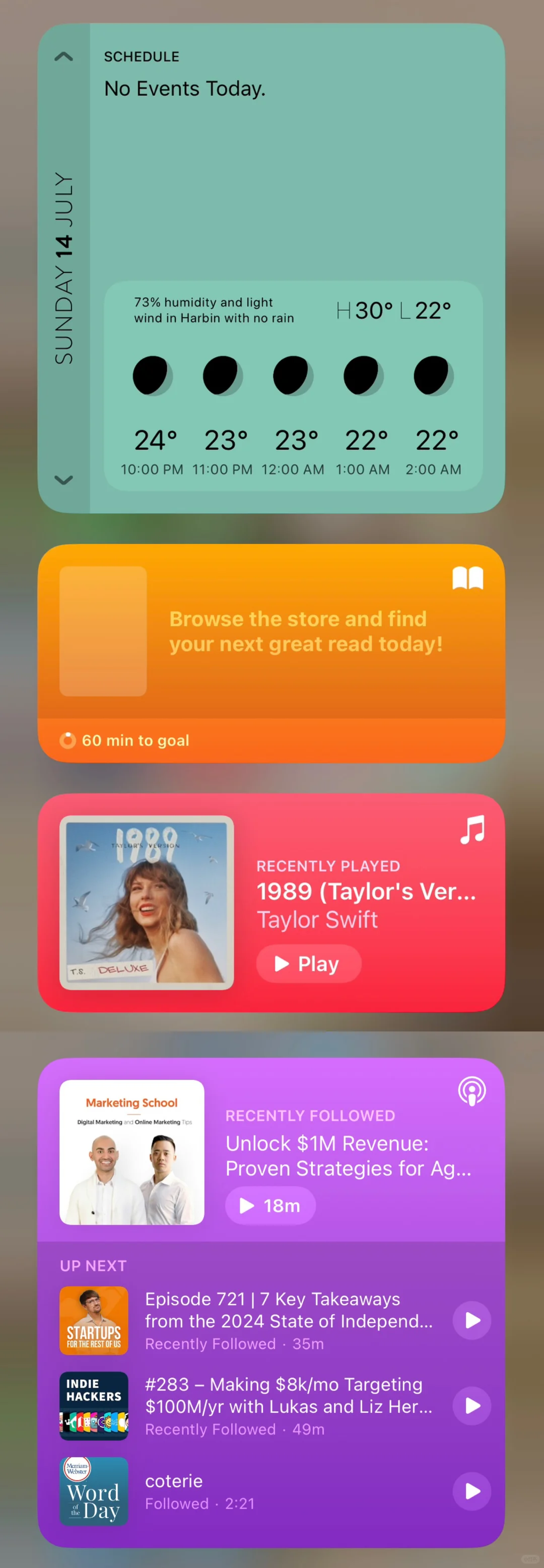 利用iPhone小组件，有效提升工作和生活效率