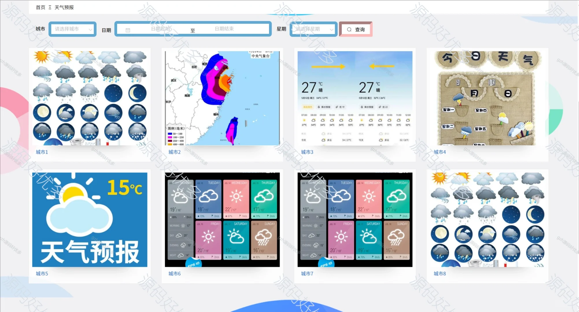 天气预报管理系统源码+LW+PPT