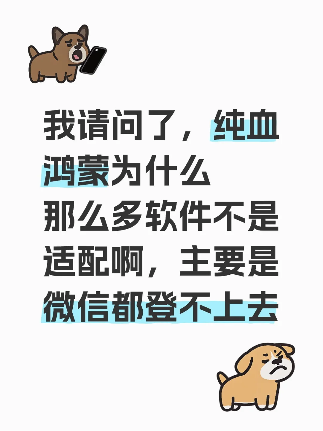 想小声的🐴一句