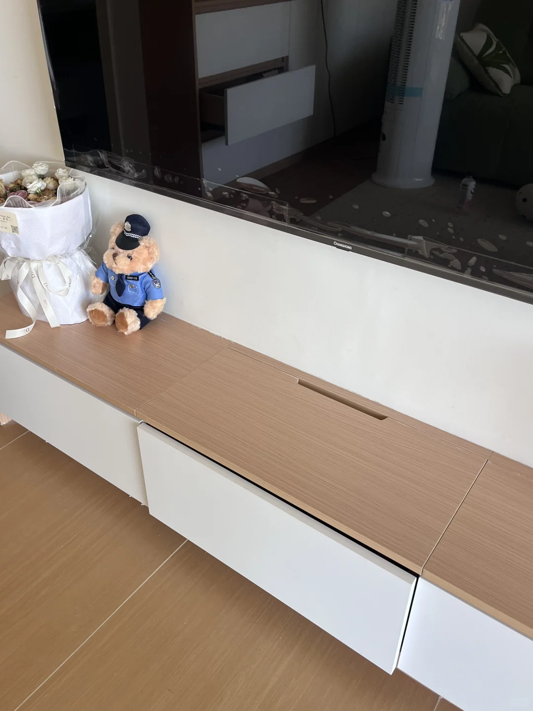 🏠装修日记day132 壁纸电视无杂线的秘密✨