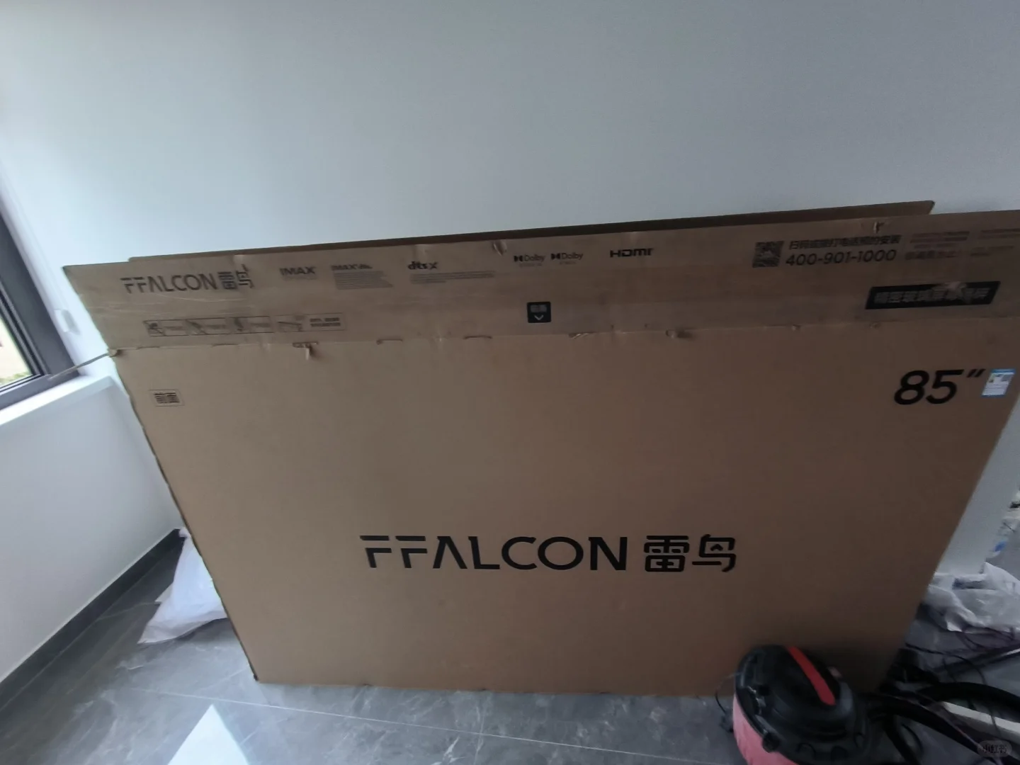 tcl雷鸟85寸纸盒