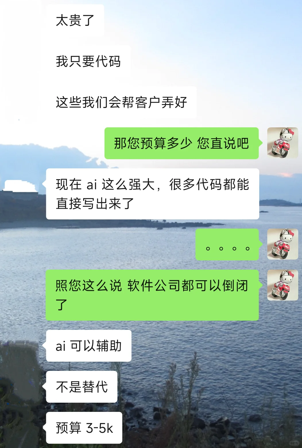 太贵了 现在都能直接ai写