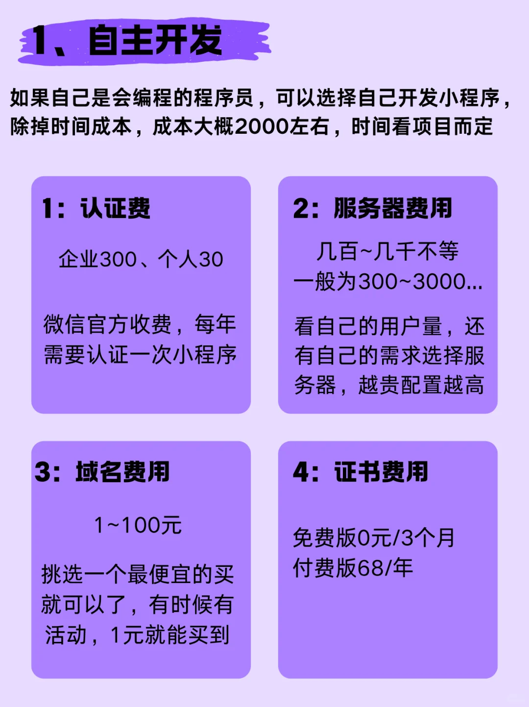 2025年小程序开发多少钱， 4种方案大揭秘！