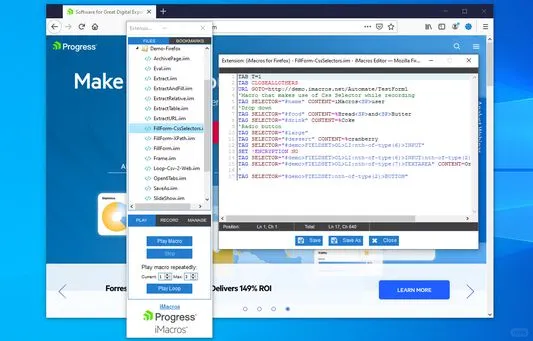 Chrome神器iMacros - 自动化的插件