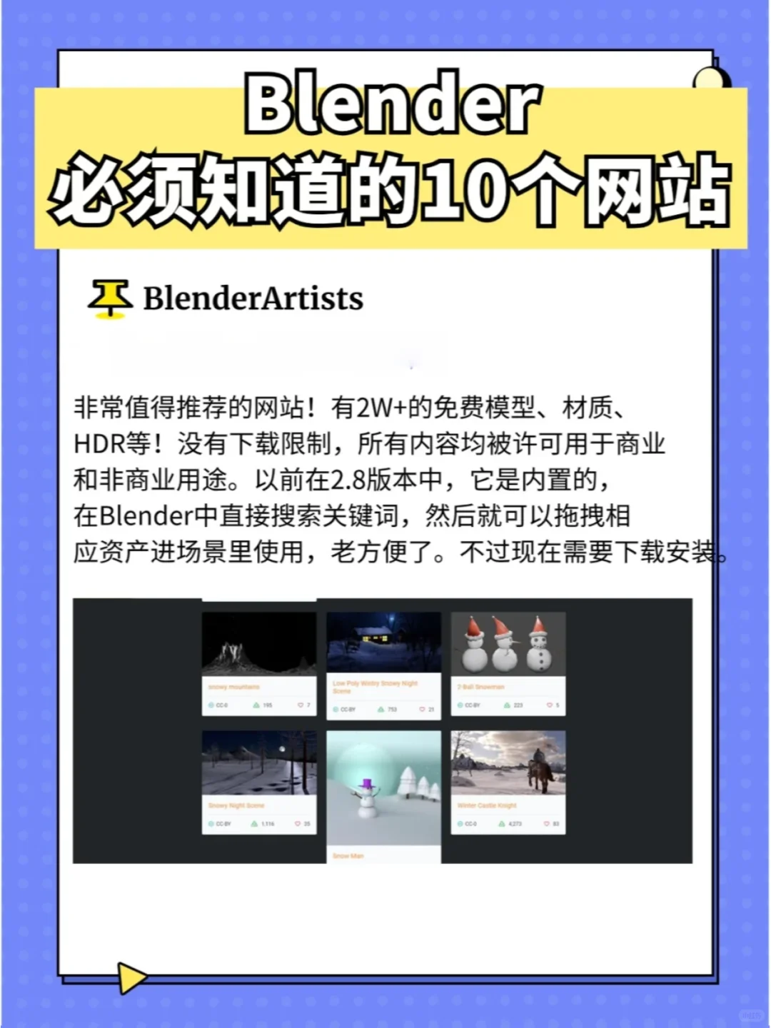 学习Blender必须知道的10个网站