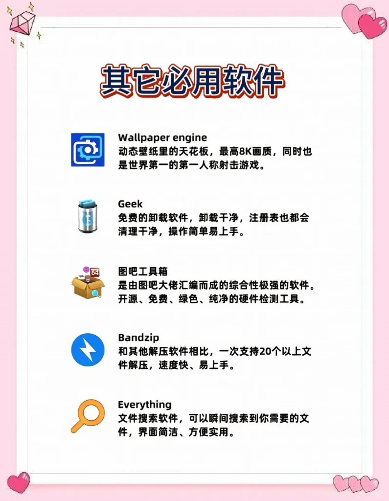 一新电脑就装的18款软件