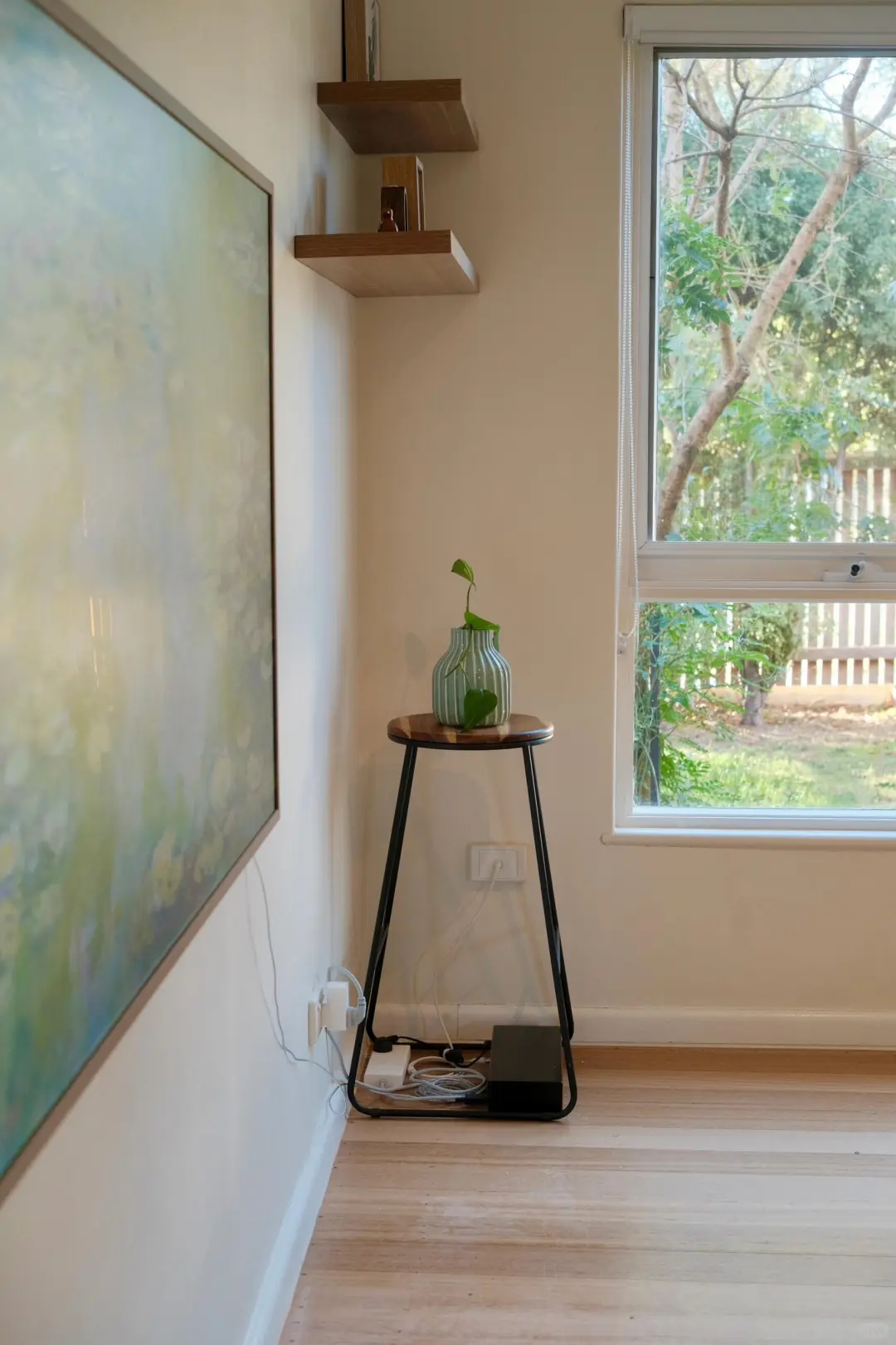 🖼️ 三星画壁电视 不埋线安装效果 🍃📺|||