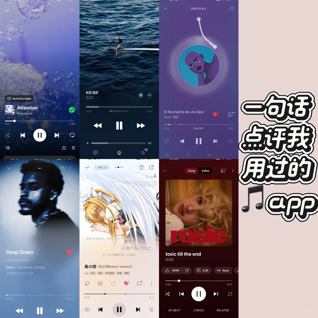 音乐软件哪家强！？🤔