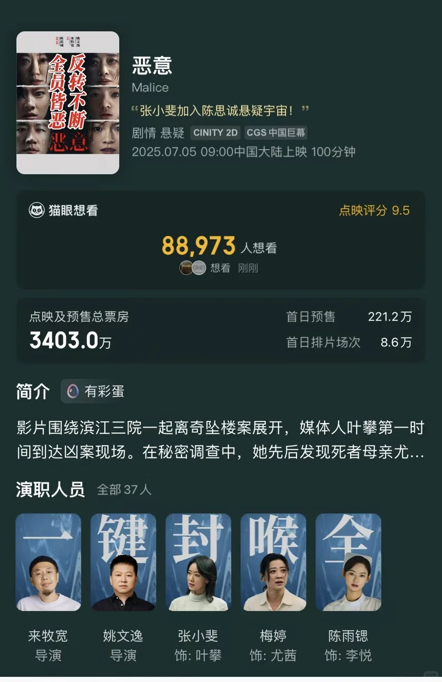 2025暑期档电影速递！！哪部是你心中的NO.1？