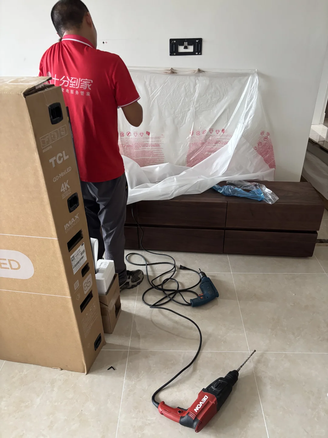 TCL的安装师傅真的绝了！！！