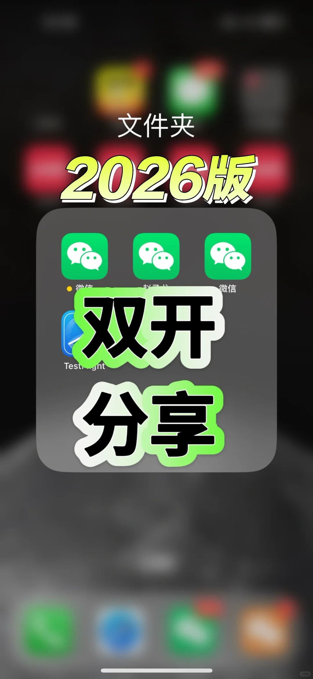 苹果手机📱安装2️⃣个微流程