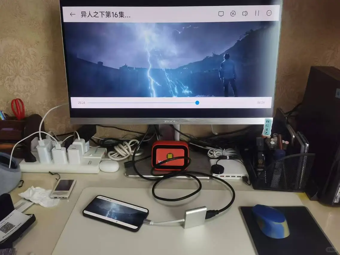 13元的手机Type-C扩展坞，HDMI输出至电视！