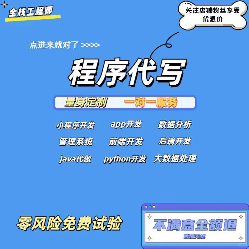 专业程序员提供服务