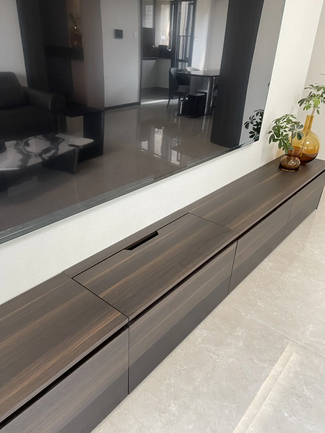 ✨ 电视柜理线天花板！抽屉式走线盒 yyds！ 👏