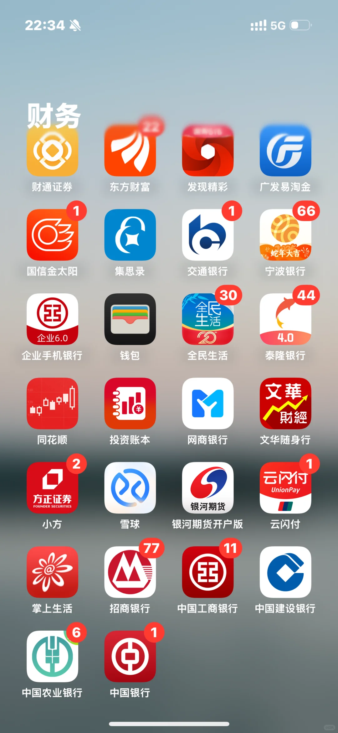 大家的手机里 有多少个炒股的 APP