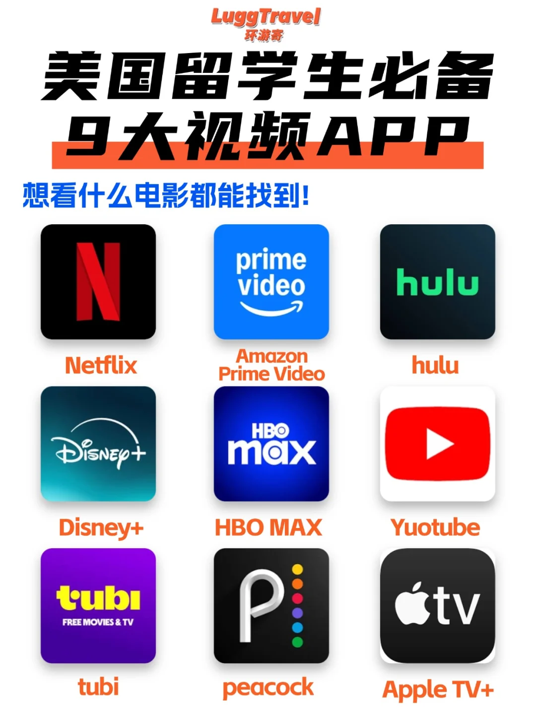 美国留学生必备|9大视频APP